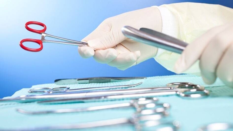 outils pour la chirurgie d'agrandissement du pénis